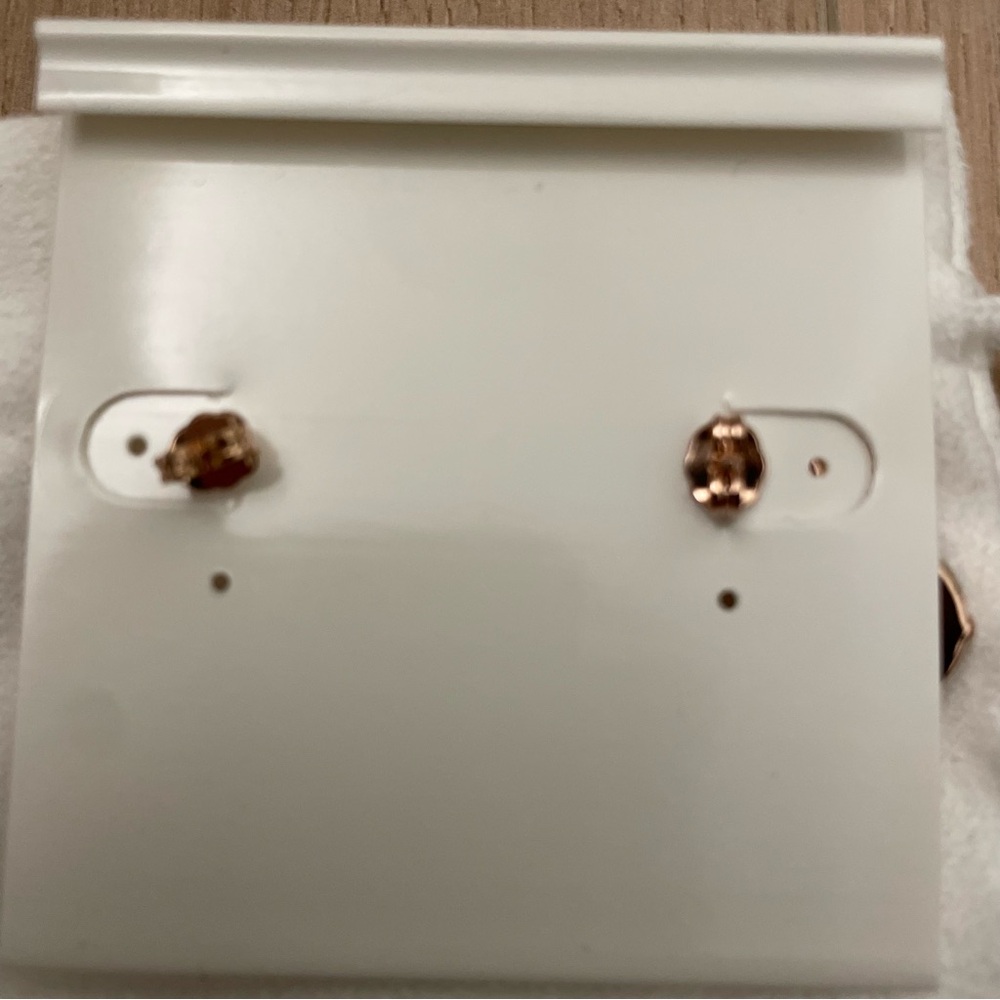 NWT REBEKAH PRICE Gold and Silver Crystal Earrings - Picture 3 of 3